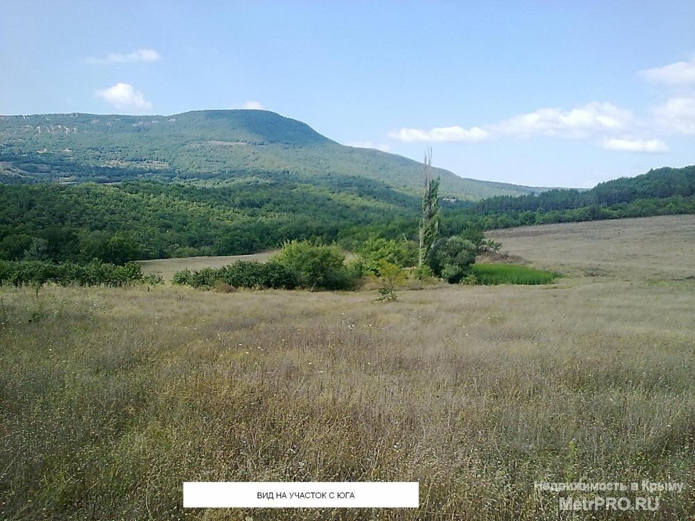 Продается участок ЛПХ с озером, район п. Голубинка, поселок Аромат, вид на гору Бойко.  Участок 1 гектар из них... - 9