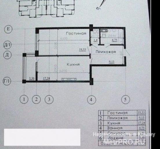 В районе т.н. ТЦ 'Московский' (ул. Николая Музыки 78 «а» к.2) продается крупногабаритная 1-но комнатная квартира 1/10... - 3