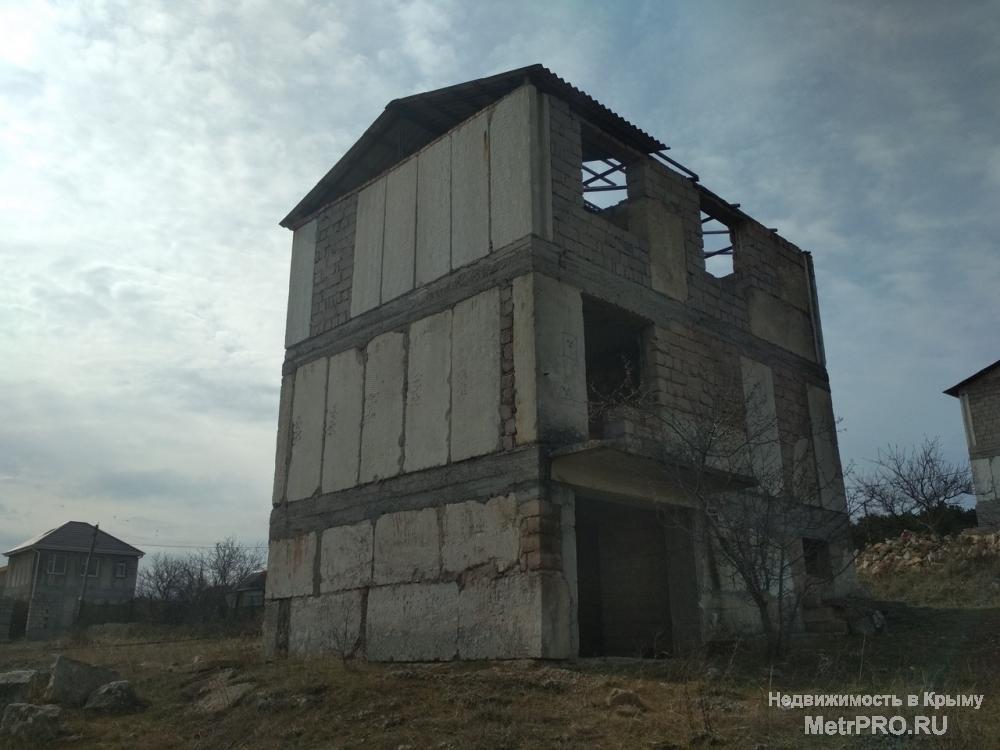 Продается участок 8 соток с домом (недострой) в живописном районе Севастополя - Фиолент (СТ 'Салют'). Участок с...