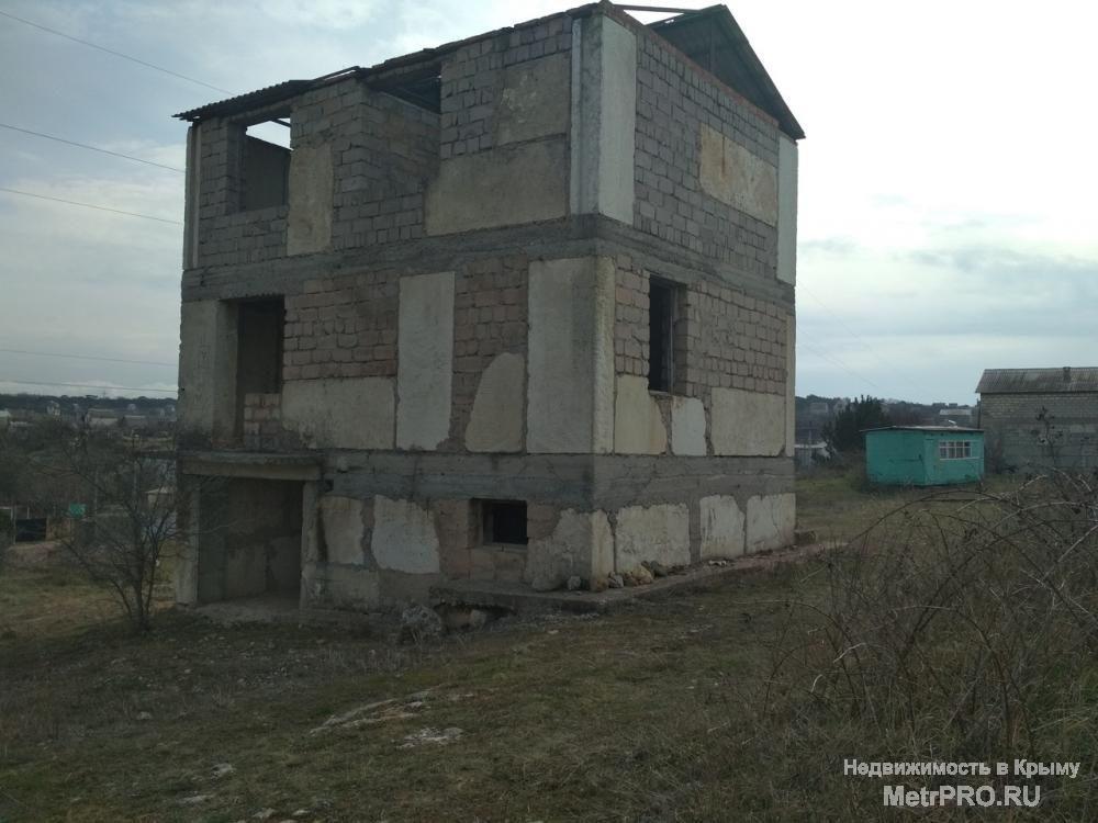 Продается участок 8 соток с домом (недострой) в живописном районе Севастополя - Фиолент (СТ 'Салют'). Участок с... - 1