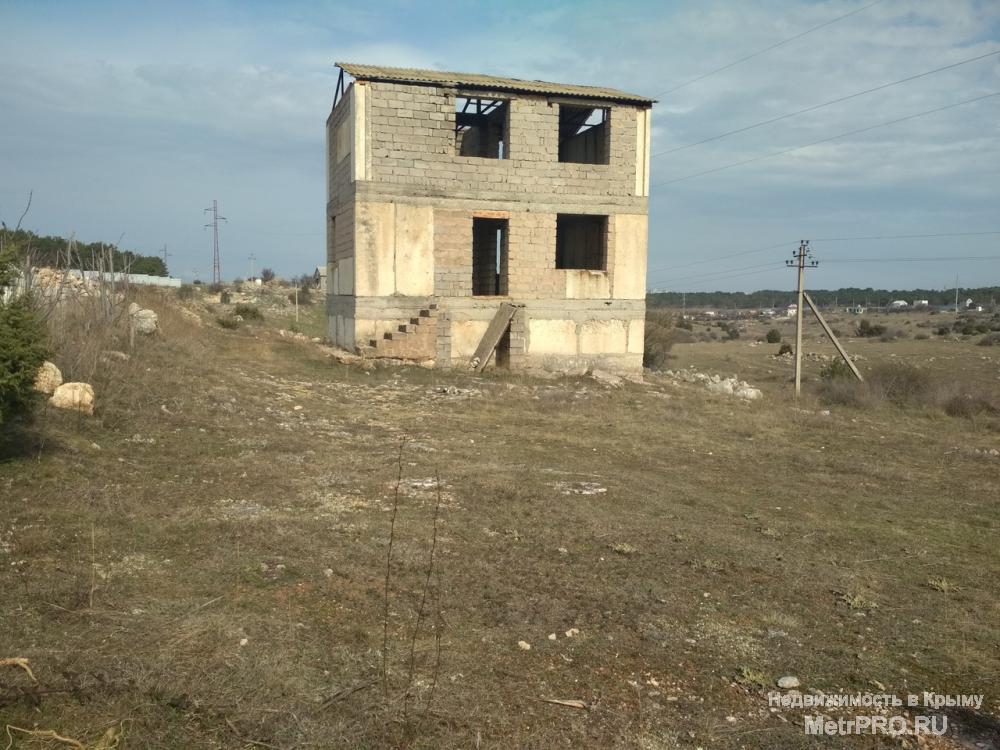 Продается участок 8 соток с домом (недострой) в живописном районе Севастополя - Фиолент (СТ 'Салют'). Участок с... - 2