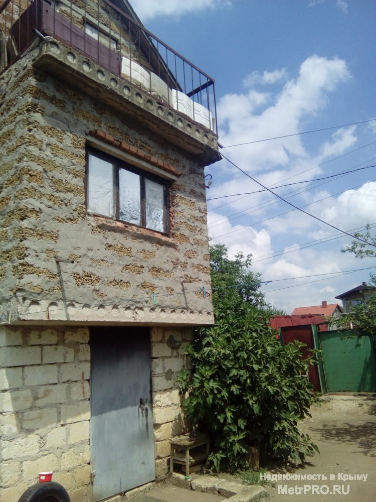 Продам жилую дом-дачу в Крыму(Симферополь). Находится в районе Курцы(до Симферополя 2 км,автобус 65,85).Дом 6*6,из... - 6
