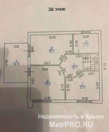Продаю двухэтажный дом 162 м2 у моря в Стрелецкой бухте. Введен в эксплуатацию. В доме 4 спальни, 2 санузла, кухня,... - 6