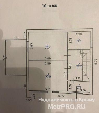 Продаю двухэтажный дом 162 м2 у моря в Стрелецкой бухте. Введен в эксплуатацию. В доме 4 спальни, 2 санузла, кухня,... - 8