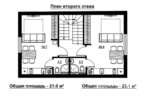 Продам студию 25.6м2 на 3 этаже нового зарегистрированного трехэтажного дома. Предчистовая отделка, газовое... - 3