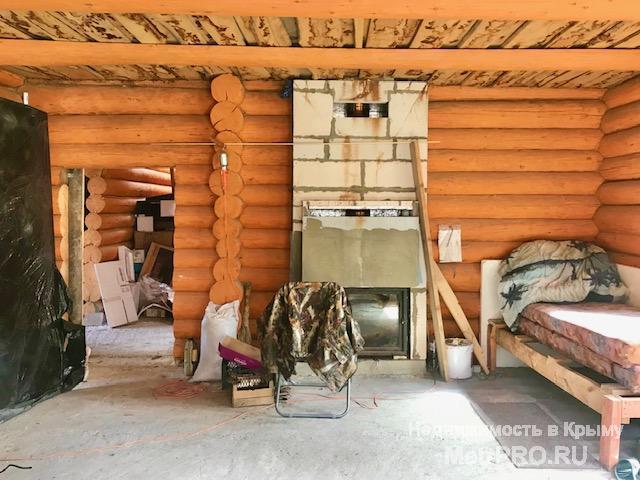 Республика Крым,  Симферопольский район,   с. Краснолесье.   Предлагается к продаже двухэтажный дом – рубленный, из... - 1