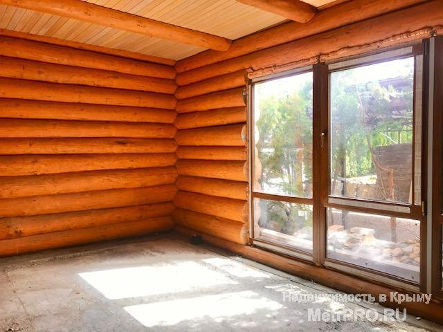 Республика Крым,  Симферопольский район,   с. Краснолесье.   Предлагается к продаже двухэтажный дом – рубленный, из... - 5