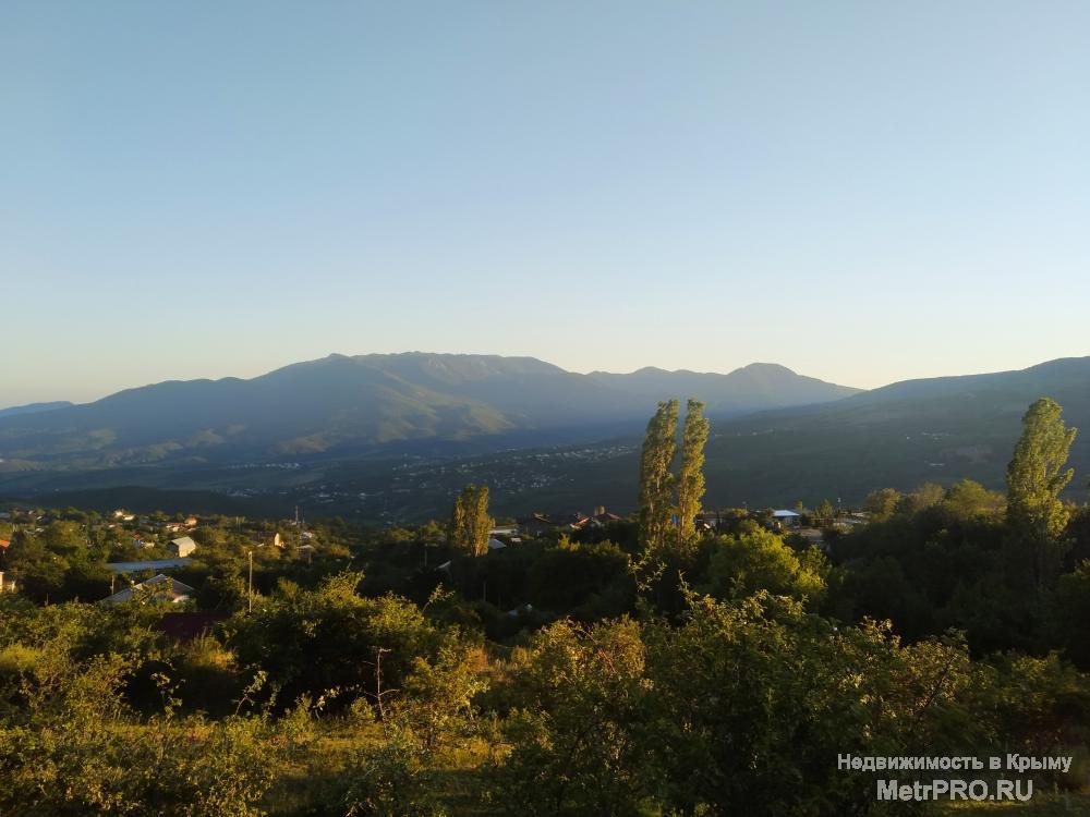 Продается земельный участок в г. Алушта, с. Лучистое площадью 6,5 соток. С участка открывается прекрасный вид на... - 1