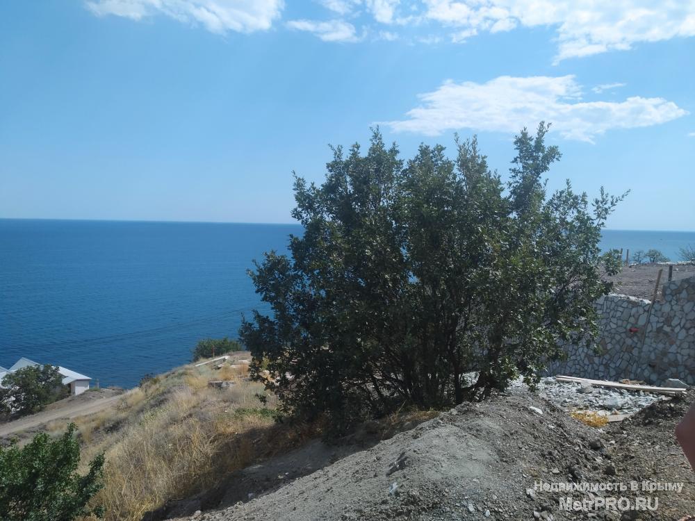 Продается земельный участок 10 соток ИЖС в г. Алушта, мкр. Дельфин. Участок расположен в 120-ти метрах от моря, ниже... - 2
