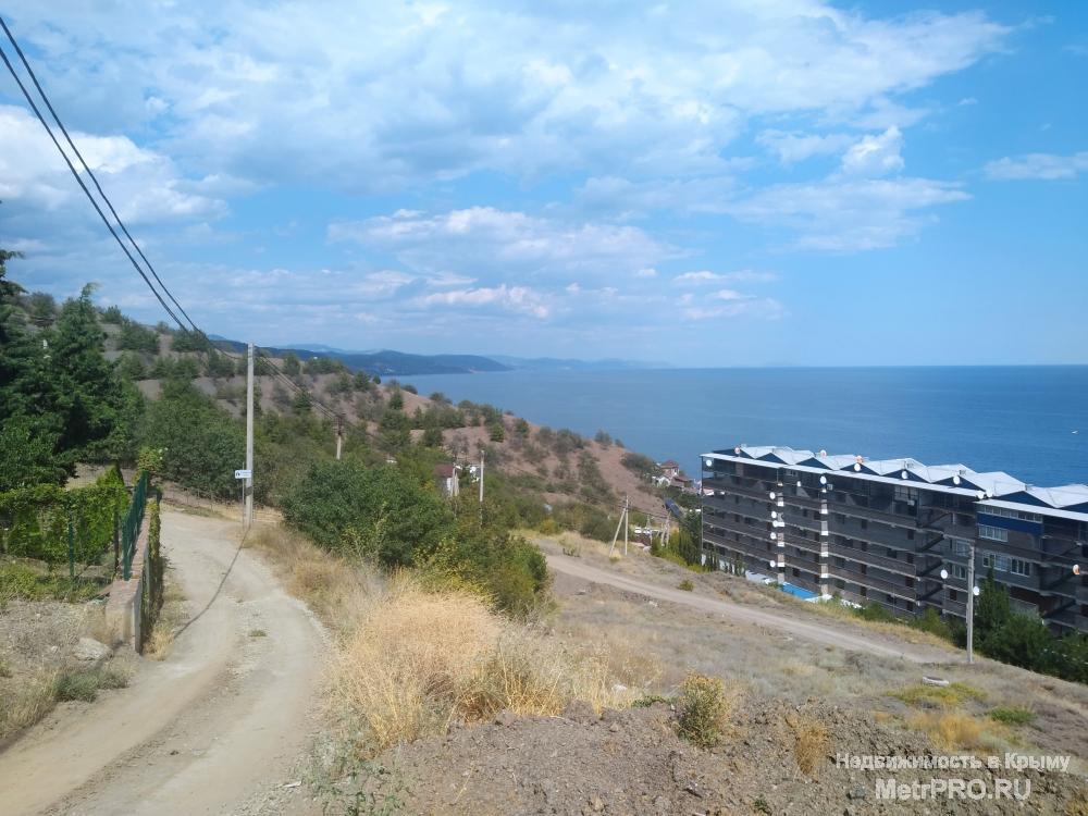 Продается земельный участок 10 соток ИЖС в г. Алушта, мкр. Дельфин. Участок расположен в 120-ти метрах от моря, ниже... - 4