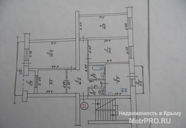 Продам 4-х комнатную квартиру в очень хорошем районе и с очень хорошим расположением : Крымский рынок 4 минуты, море... - 5