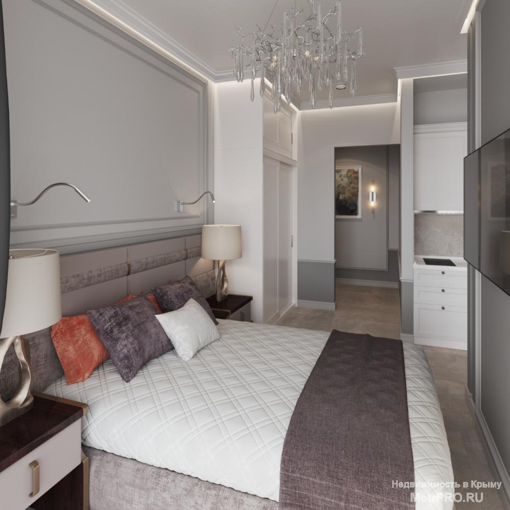 Апартаменты на первой линии моря в новом гостиничном комплексе «Шторм Град» 13 корпусов по 20 номеров от 24,5 кв.м....