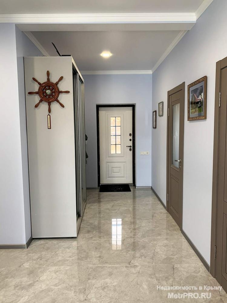 Продается новенький дом на Красной Горке, одноэтажный, общей площадью 147 м.кв. Кадастровый номер: 91:04:002011:834.... - 9