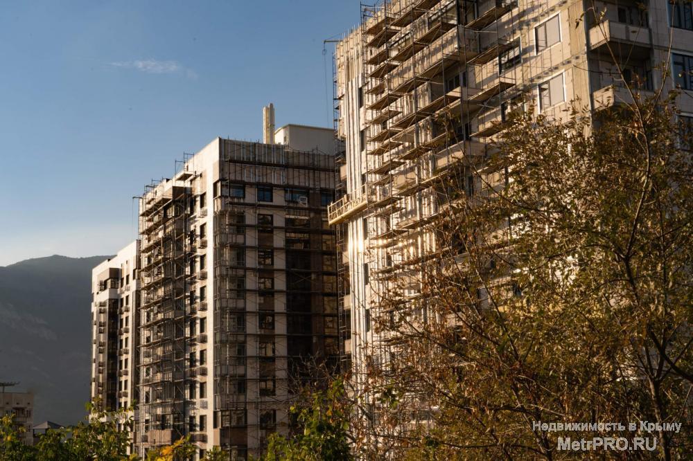 Квартира - студия в новом жилом комплексе 'ЯлтаПарк'. Классическая удобная планировка, общей площадью 33 кв.м, с... - 4