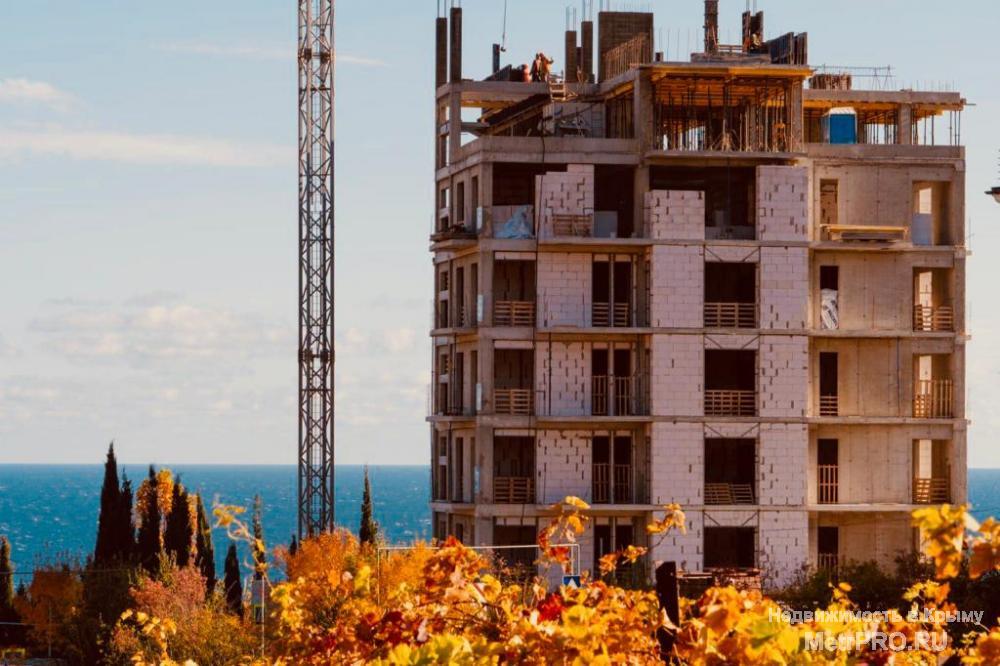 Продаются апартаменты, площадью - 47 кв. м., расположены на 5 этаже 8-ми этажного комплекса в пос. Ливадия.... - 7
