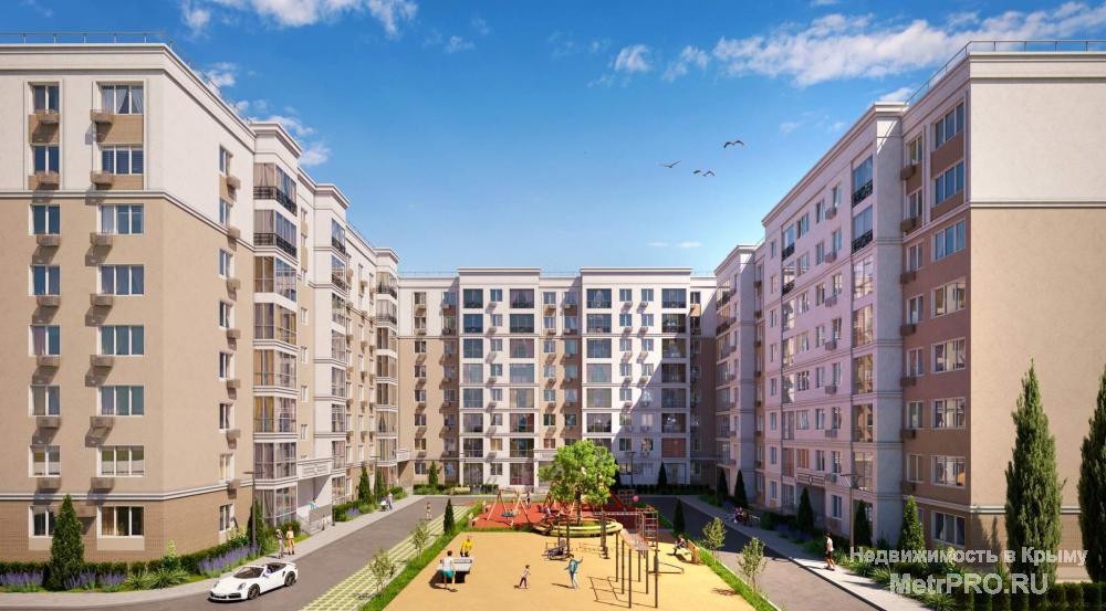 Продажа / 1-комнатные, ФЕОДОСИЯ, Симферопольское шоссе, 5 880 000 р. ЖК Утёсов - новый современный квартал в солнечной Феодосии, 'Феодосия' в переводе с греческого означает «Богом... - 1