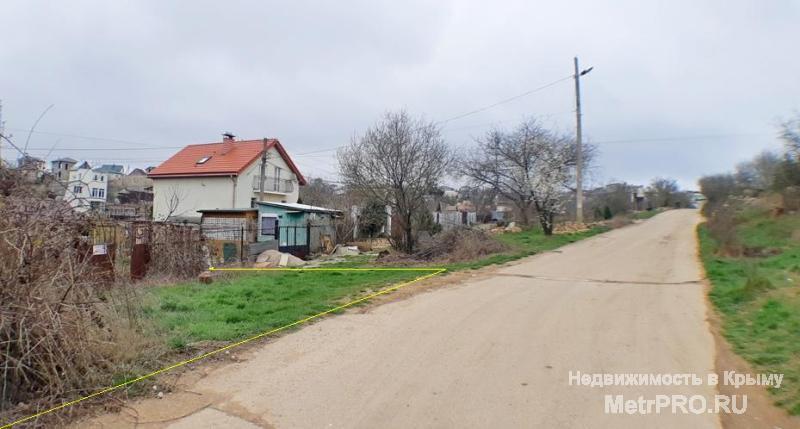 м,Фиолент, ст. Эврика  Участок 6,5 соток (14x48),в собственности  находится в начале кооп. первая линия,  асфальт до... - 7