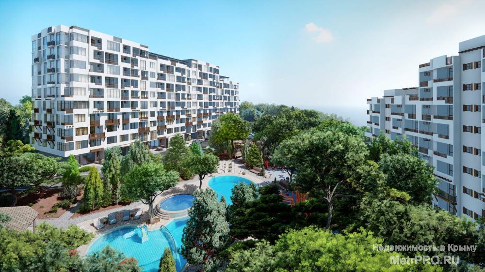 Продается 2-комн. квартира, площадью 58,79 м2 на 11-м этаже в Курортном комплексе 'Лучистое' с отличным видом на море... - 1