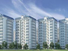 Строящийся жилой комплекс расположен в Гагаринском районе города...
